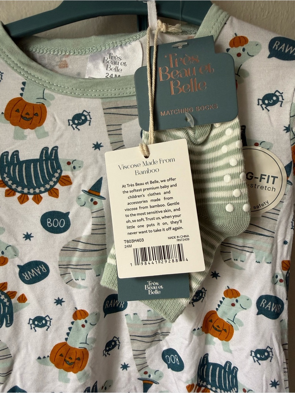 Bamboo Halloween Pajama Set - Picture 4 of 4